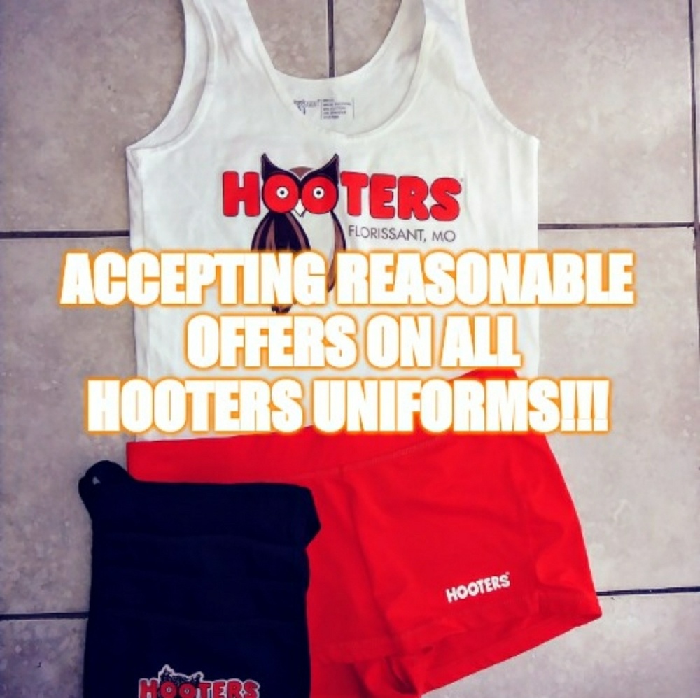 Reasonable offers accepted on Hooters uniforms!!!